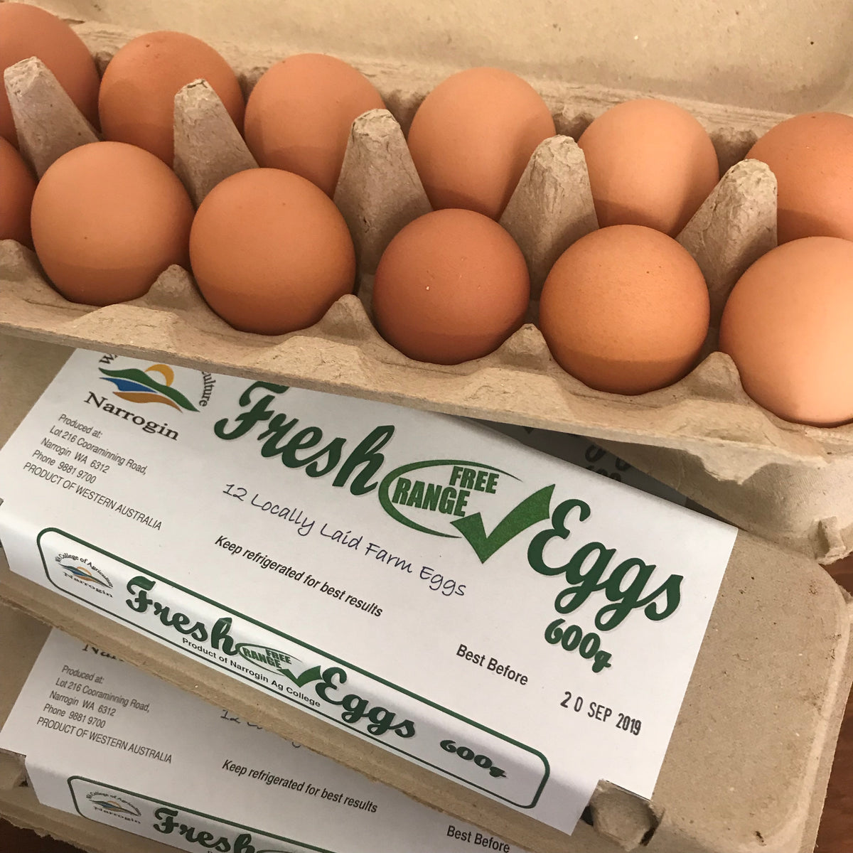 Dozen Free Range Eggs Wild & Waste Free