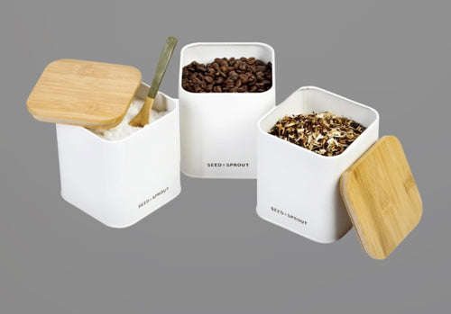 Seed & Sprout 3 Cannister Set